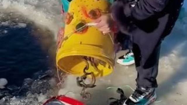 #户外捕鱼 #好多鱼