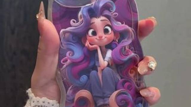 好可爱的迪士尼女孩手机壳壳，双支架设计太方便啦！ #支架手机壳 #华为手机壳 #oppo手机壳 #v