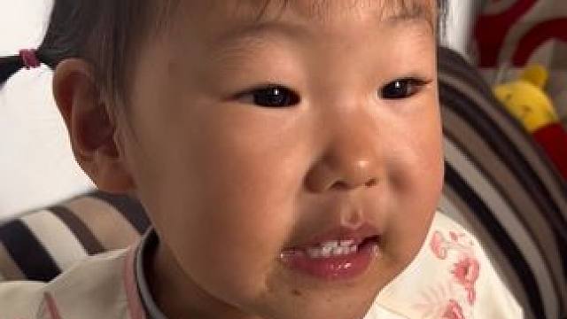 当我吃饭前给闺女说先唱首歌… #人类幼崽 #想rua人类幼崽的脸 #米花和米团