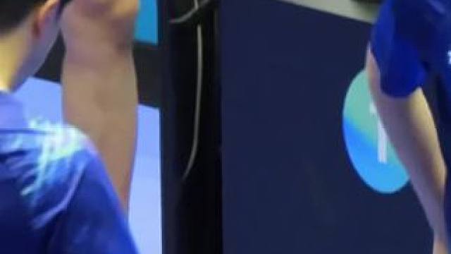 龙头兄弟的神同步时刻，不得不说啊兄弟俩真默契啊！#马龙 #王楚钦