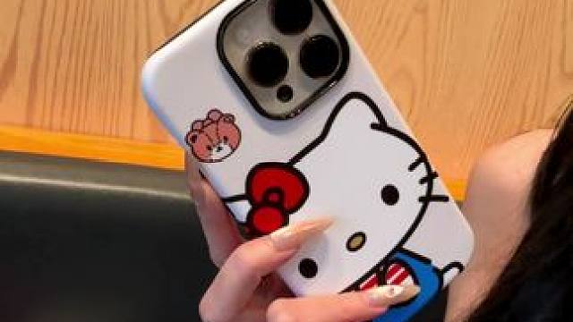 日韩卡通kt猫手机壳壳，菲林二合一手机壳，太可爱了吧！ #菲林手机壳 #这个手机壳真的长在我心巴上了