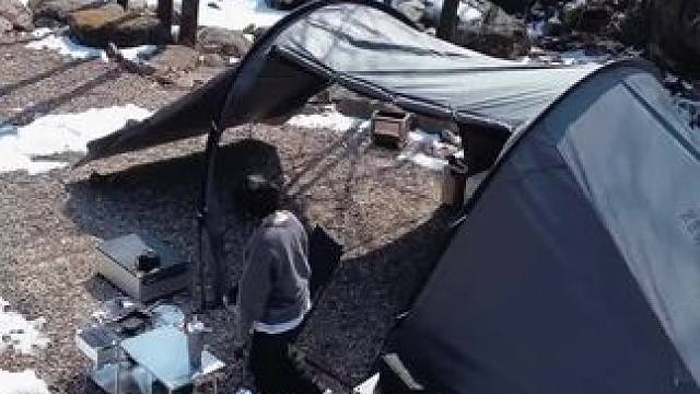 春雪散去 #露营报告