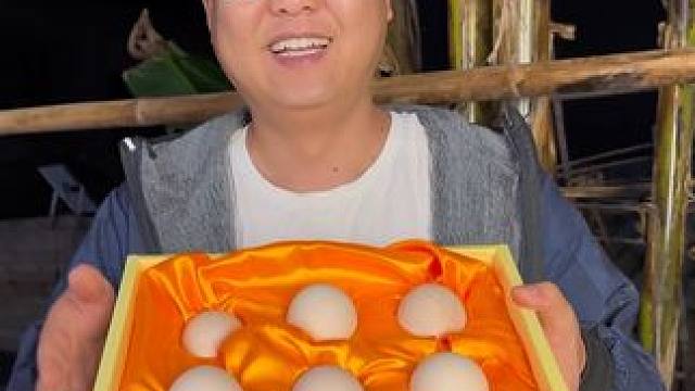 这个孔雀蛋真大 #农村美食 #大山里的味道 #来一口乡间春分的味道