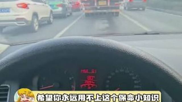 一个保命小知识，希望你永远用不上！#大货车  #安全驾驶 #出行安全