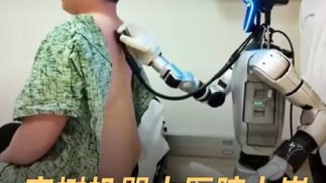 宇树机器人医院上岗，B超、缝针、插管全精通#宇树科技  #机器人  #宇树G1机器人  #科技强国 