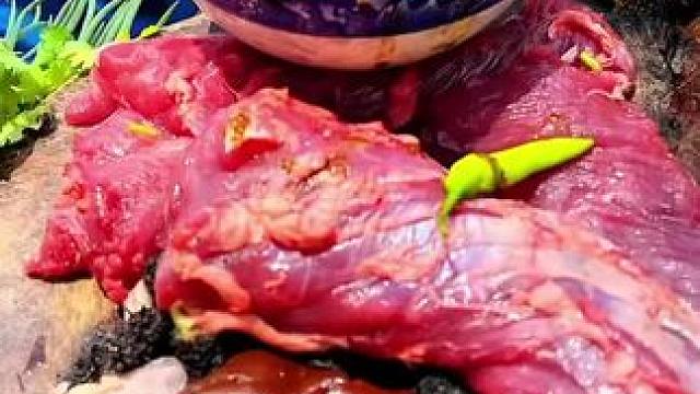 泰国牛肉生 #泰国牛肉刺身 #泰国特色美食 #舌尖上的味道 #内容启发搜索 #我的农村生活