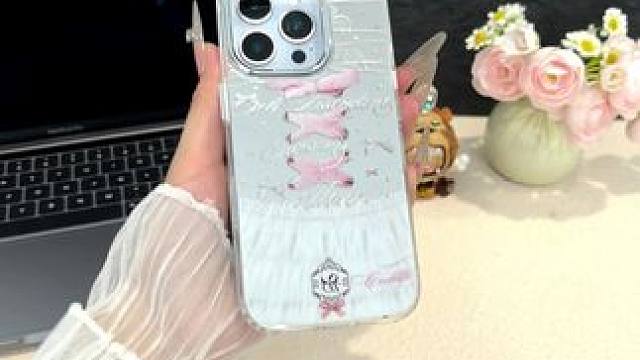 蛙趣～我的手机穿上了蕾丝裤～这手机壳也太个性了，好姐妹给你买 #小众手机壳 #个性手机壳 #苹果手机