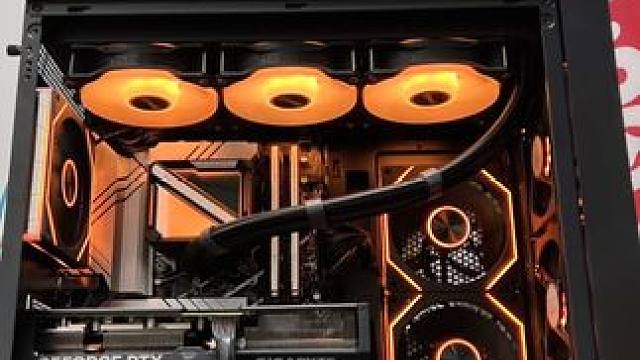 14900KF➕4070S一万预算黑橙色生产力兼游戏主机 #diy电脑 上海买电脑，DIY电脑，实体