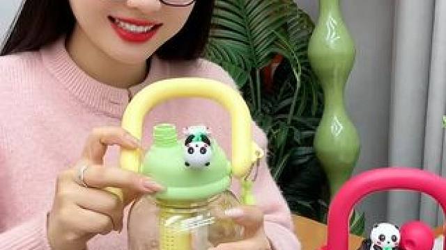 拎拎壶大容量女生水壶手提吸管杯双饮杯塑料水杯#好物推荐 #吸管杯 #杯子控 #实用好物分享 #新奇特