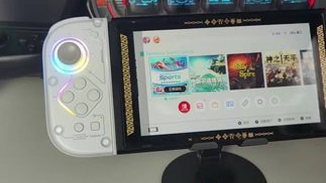 switch屏幕上全是竖纹还能修吗 #switch