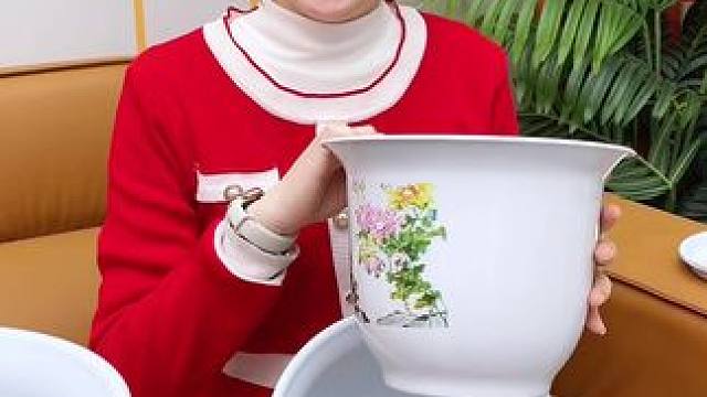 兰花花盆 【拍一发三】塑料加厚大号兰花花盆带底托君子兰兰花长寿花花盆#花盆推荐