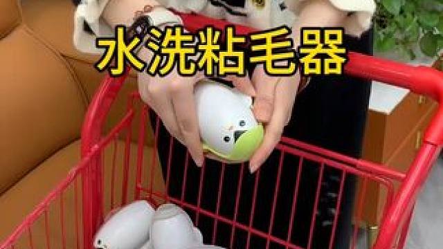 粘毛器 神奇的粘毛器!不仅能轻松清理头发和猫猫狗狗掉落的毛发，水一冲就干净能继续用了 #粘毛神器  