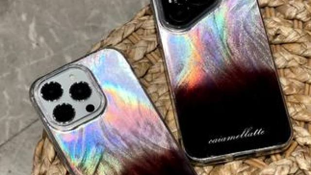 小众大气晕染羽纱手机壳，变色高级感十足，这才是有范手机壳！ #晕染手机壳 #羽纱手机壳 #渐变手机壳