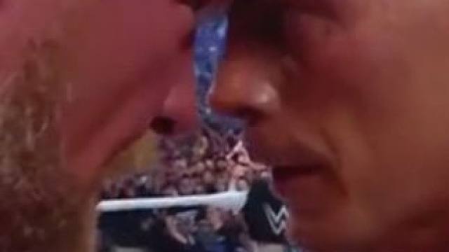 科迪解锁新技能，木村锁困住布洛克，罗兹旋风三连击 #wwe美国职业摔角 #名场面