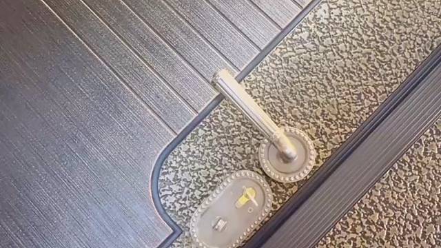 想让家瞬间高级？就选子母门配精雕铝板#中宝天一铜门 #别墅门 #铜门 #偏轴门