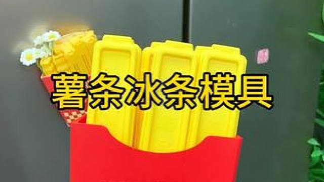 薯条冰块模具 长条冰块模具，融化慢又可以塞进小口瓶子#超便宜超划算  #冰块模具  #制冰格  #夏