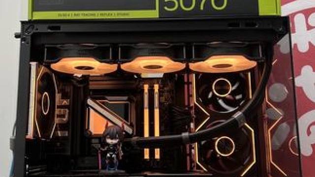 9800X3D➕5070一万多预算打瓦黑橙游戏海景房主机 #diy电脑 上海买电脑，DIY电脑，上海