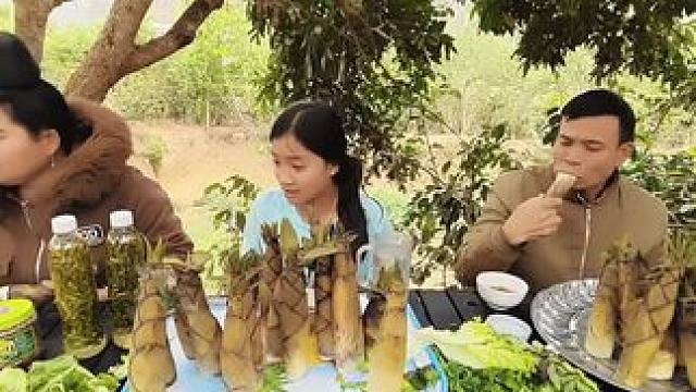 吃生竹笋 #分享美食与生活 #内容启发搜索 #东南亚美食 #把家乡的味道分享给大家 #舌尖上的味道