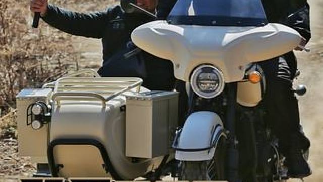 挎友新宠：鑫源飓风525轴传动版硬派上路 #鑫源摩托 #飓风525 #边三轮侉子