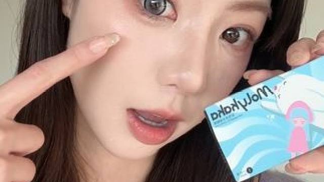 喜欢上镜大直径的姐妹看过来～薅住一家大直径jio美花色半年抛 #美瞳 #molykaka美瞳 #大直