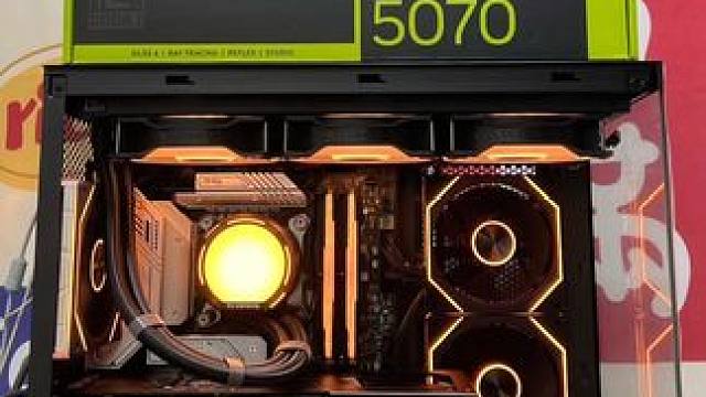 14600KF➕5070九千预算黑橙魔兽世界游戏海景房 #diy电脑 上海买电脑，DIY电脑，实体店