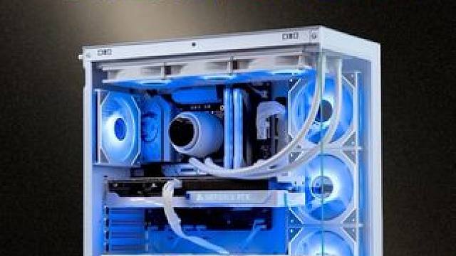 天选人机箱GX760A白色就是不一样的颜值#diy电脑 #海景房主机 #电脑