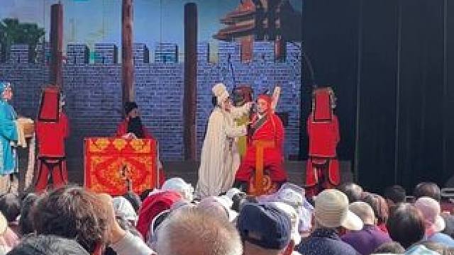 阳春三月，灵宝涧东唱大戏盛况，看看老百姓对戏曲有多么的热爱#老家的味道 #记录美好生活每一天 #百姓