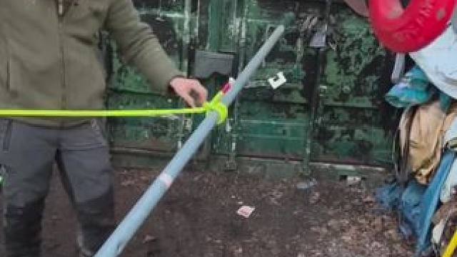 伐木工的打绳结手法。 #打绳结的方法 #实用绳结 #绳结技巧 #简单易学的绳结