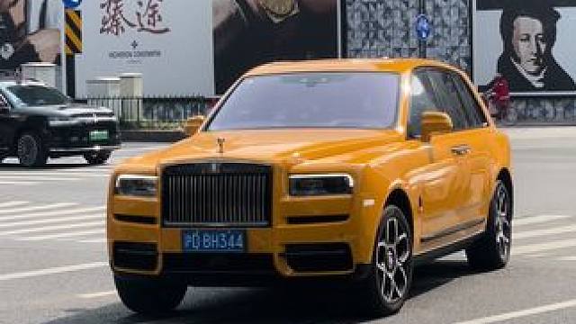 有人出生在罗马，有人出生就是牛马#劳斯莱斯库里南 #气场全开 #杭州万象城 #dou是好车