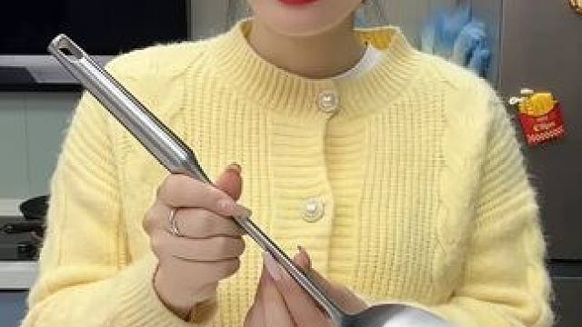 一体成型的不锈钢锅铲很实用，家家厨房都能用得上#锅铲  #不锈钢锅铲  #超便宜超划算  #厨房好物