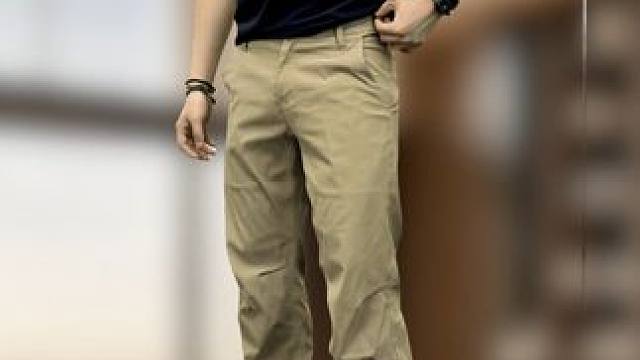 纯色微弹直筒百搭工装裤 #男裤 #工装裤 #百搭裤子 #谁穿谁好看 #男士必备