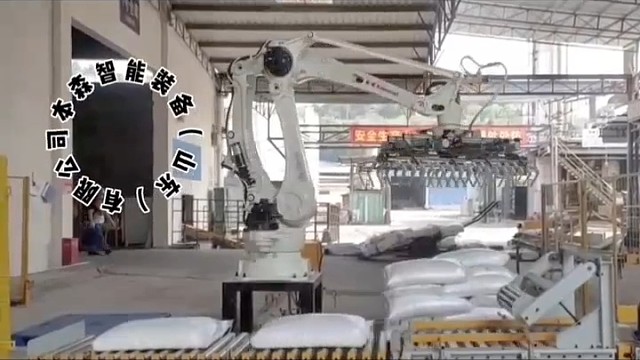 为什么世界第二的俄罗斯
三年都拿不下乌克兰#双抓码垛机械臂#双爪码垛机器人#化工