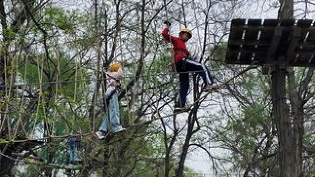 #绳索 #亲子活动 #春游