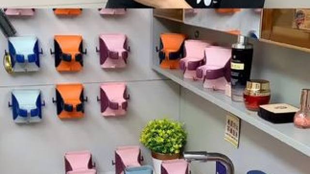 吹风机置物架 家里的吹风机总是没地方放，就入手了这个吹风机架，这下终于可以解放双手啦!#吹风机架  