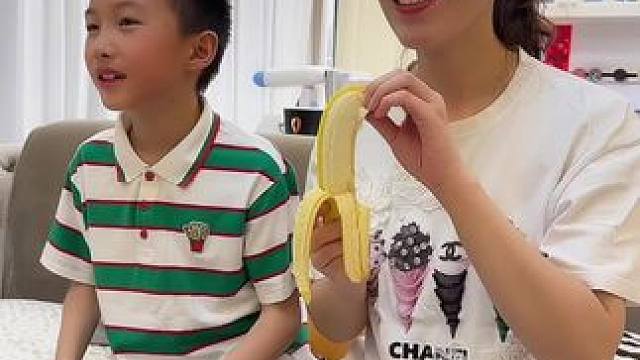 我的香蕉呢？？？#万万没想到 #意想不到的结局 #亲子互动