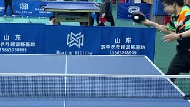 不失误的小立 #乒乓小将 #日常训练