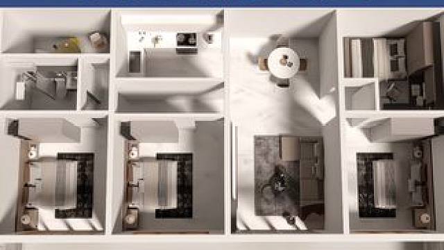 农村旧房改造 四间旧房改造四室两厅一厨一卫#农村自建房 #旧房改造