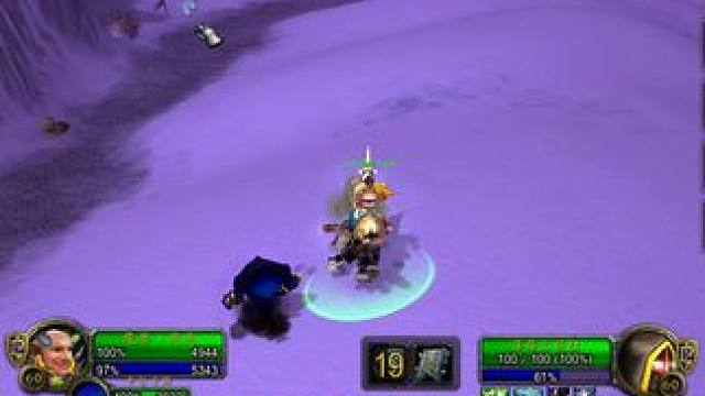 当被3个猎人追杀的时候，我有骑士！ #魔兽世界 #游戏日常 #魔兽世界怀旧服