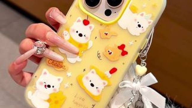 蛙～被奶酪西高地狗狗手机壳甜到啦～让好姐妹送一个不过分吧！  #这个手机壳真的长在我心巴上了 #奶酪