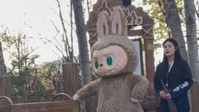 拉布布的小手，一天摸了三次。还顺便过了个生日。#拉布布 #labubu #泡泡玛特城市乐园 #泡泡玛