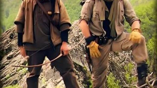 猎人和厨子 为什么别人荒野求生都是十天饿九顿，而他们吃的却是肥美的烤全羊，喝的是鲜美的鹿鞭汤，用的配