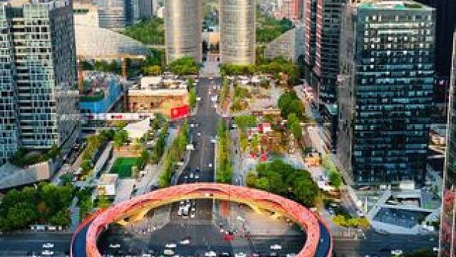 天府国际金融中心成都双子塔，成都网红打卡点。#跟我打卡最红地标 #标志性建筑 #城市风光 #成都 #