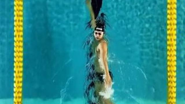 沉浸式欣赏仰泳动作‍♀️真的不要太丝滑了！ #学游泳 #爱游泳 #游泳