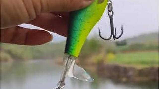 水面拖拉机#路亚 #路亚野钓 #路亚钓鱼 #路亚鳜鱼