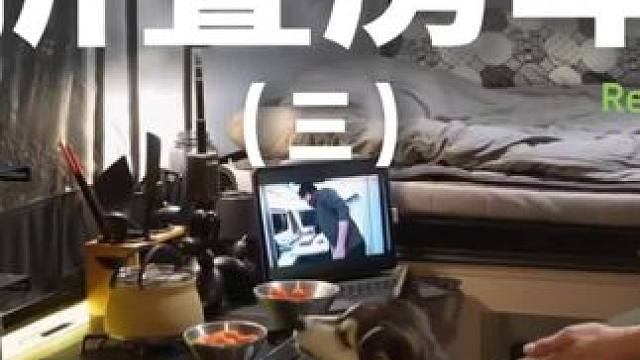 折叠房车（三）#露营 #助眠 #解压 #萌宠 #沉浸式