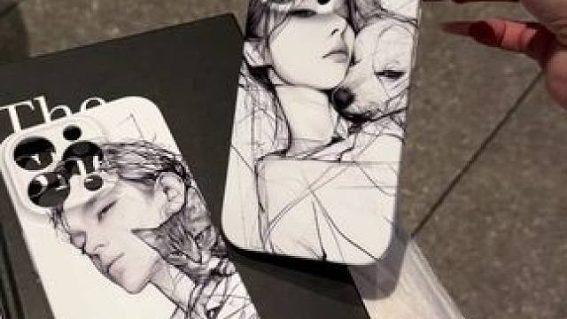 沃趣～素描系列的男孩女孩手机壳也太酷了吧！好朋友 一起用！  #菲林手机壳 #素描手机壳 #高级感手