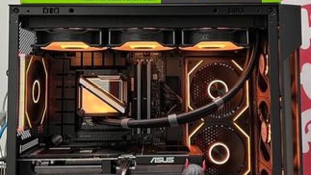 AMD 7800X3D➕5070一万预算黑橙游戏主机 #diy电脑 上海买电脑，DIY电脑，实体店组