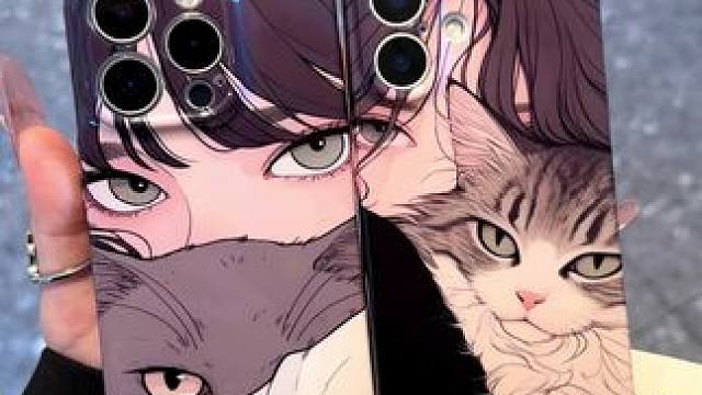 蛙趣！这个猫咪女孩手机壳又甜又酷！好朋友 我们一人一个！  #这个手机壳真的长在我心巴上了 #菲林手