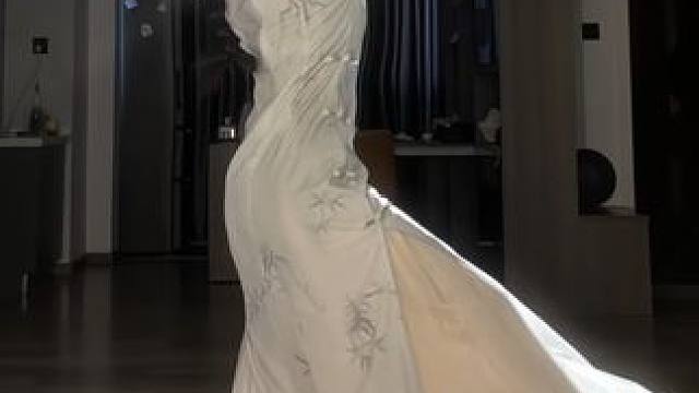 临摹宋体 落款时却惦记着你～ #国风舞蹈 #旗袍 #氛围感