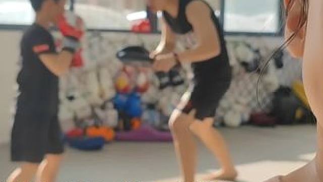 #拳击 #萌娃日常 #萌娃打拳